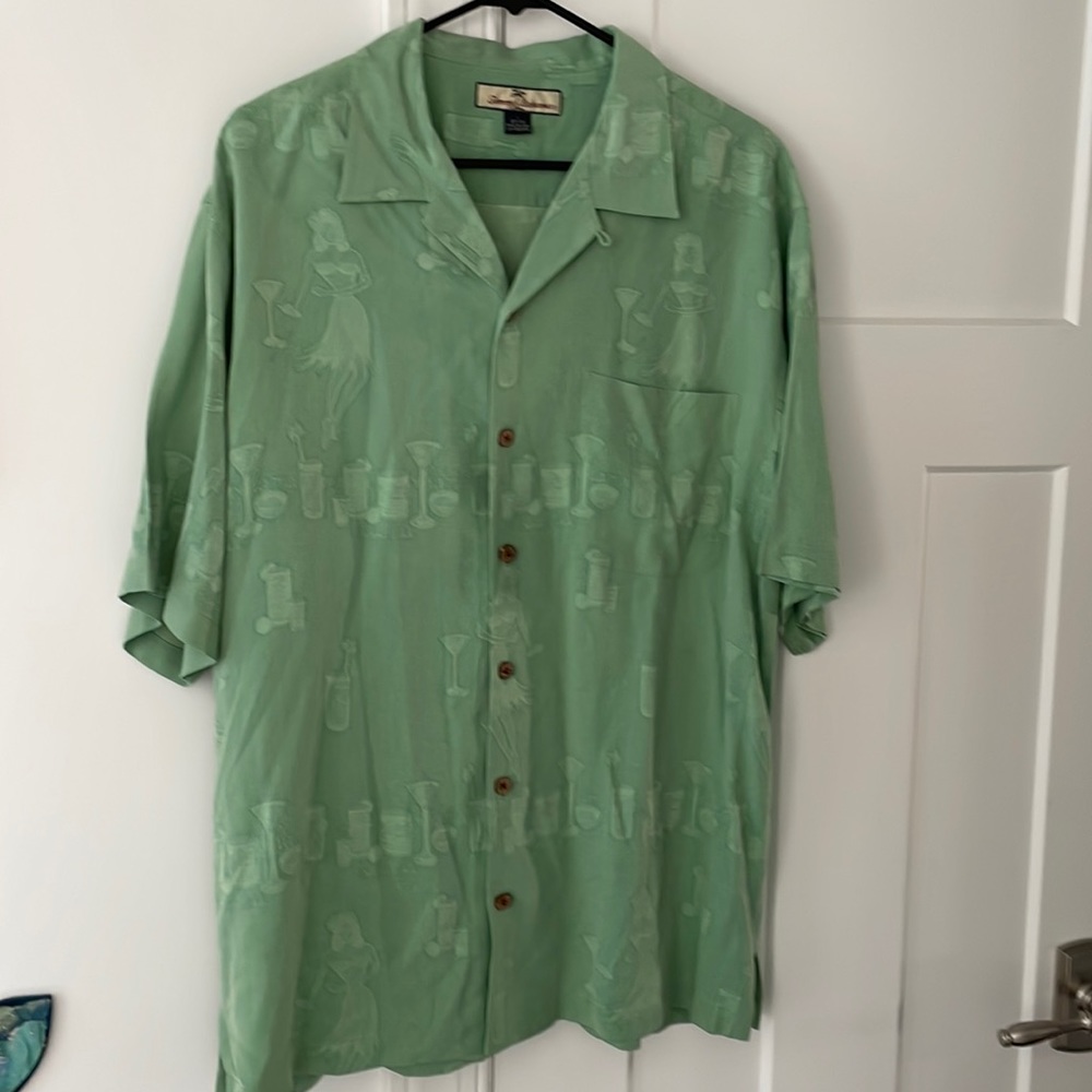 TOMMY BAHAMA mens relax 100% camp shirt